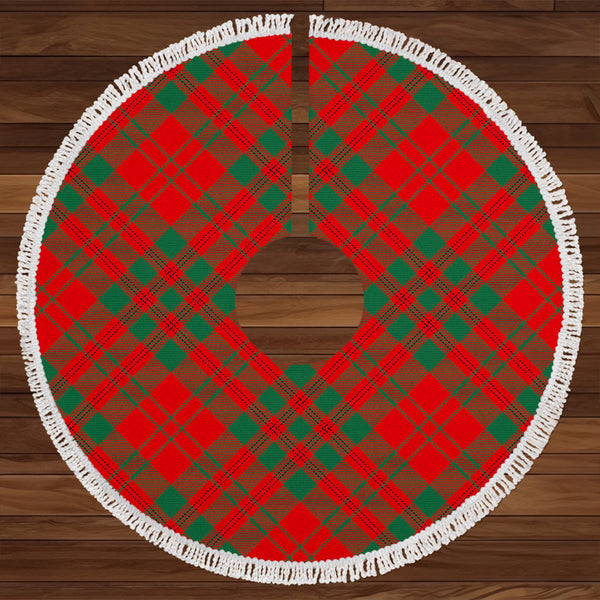 Livingstone Modern Clan Badge Tartan Christmas Tree Skirt