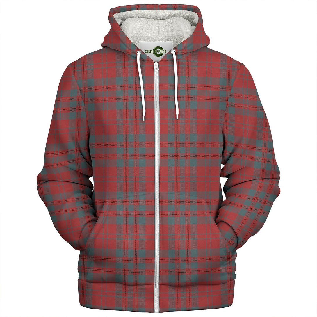 Livingstone Weathered Clan Badge Tartan Sherpa Hoodie