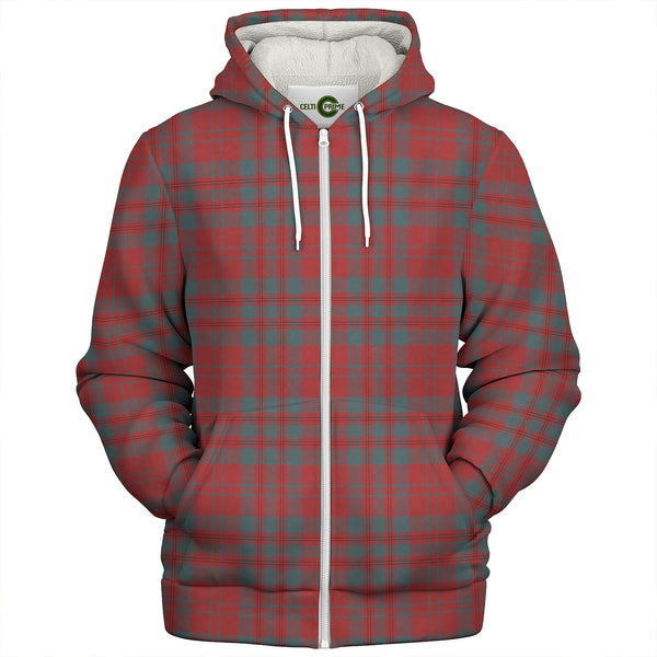 Livingstone Weathered Clan Badge Tartan Sherpa Hoodie