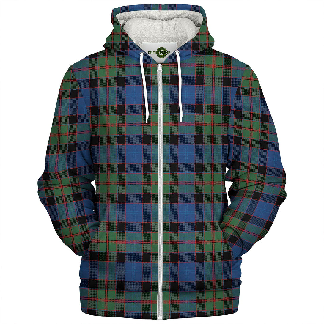 Lochaber Cameron Modern Tartan Sherpa Hoodie