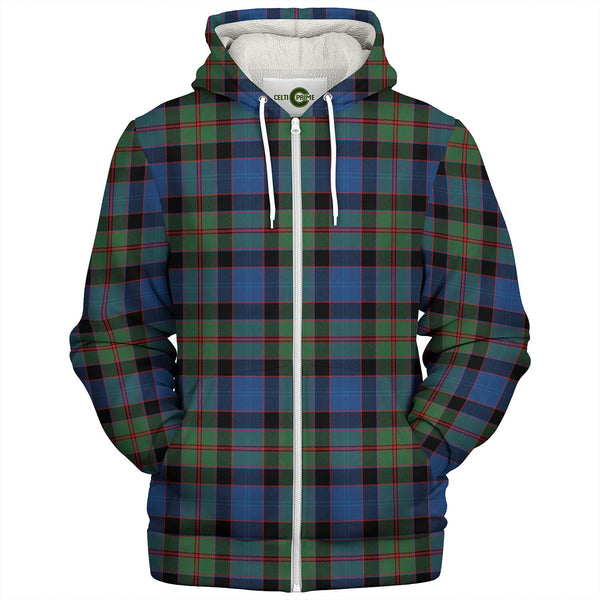 Lochaber Cameron Modern Tartan Sherpa Hoodie