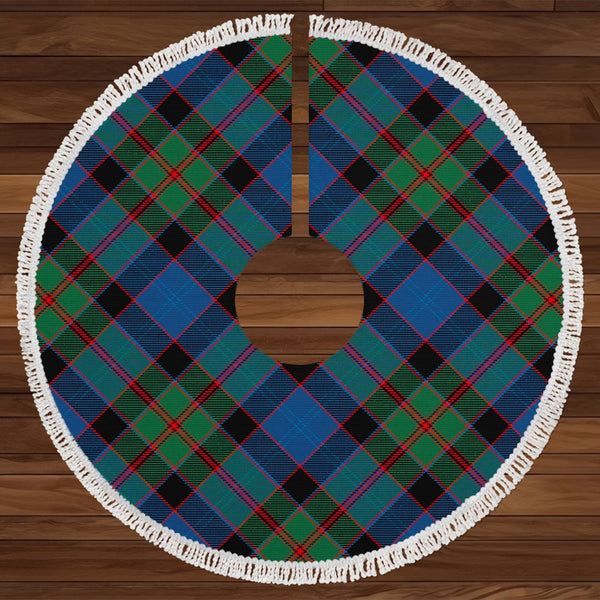 Lochaber Cameron Modern Tartan Christmas Tree Skirt