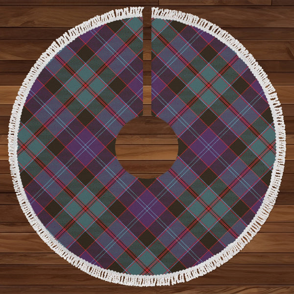 Lochaber Cameron Weathered Tartan Christmas Tree Skirt