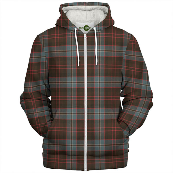 Lochaber 2 Weathered Tartan Sherpa Hoodie