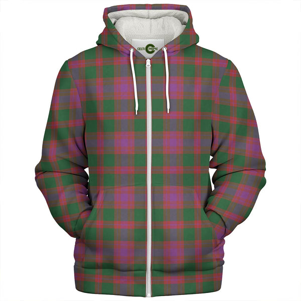 Logan Light Ancient Clan Badge Tartan Sherpa Hoodie