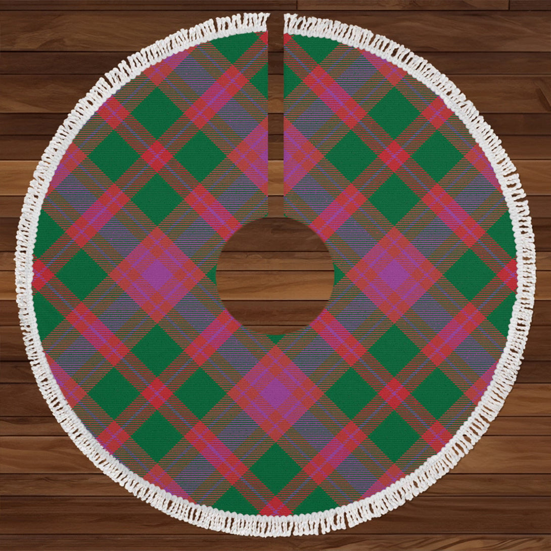 Logan Light Ancient Clan Badge Tartan Christmas Tree Skirt