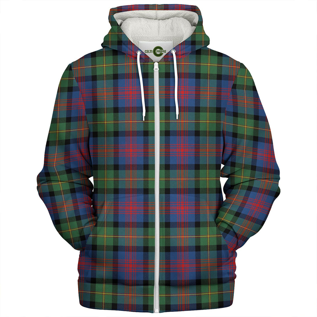 Logan Modern Clan Badge Tartan Sherpa Hoodie