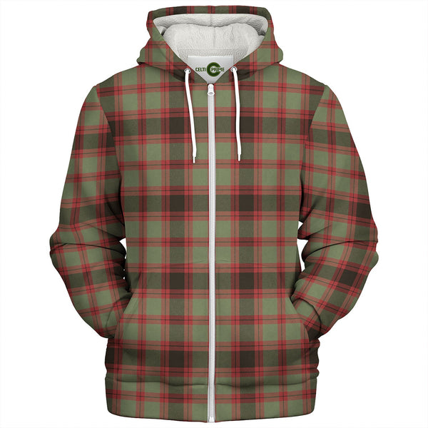 Logan 1 Weathered Tartan Sherpa Hoodie