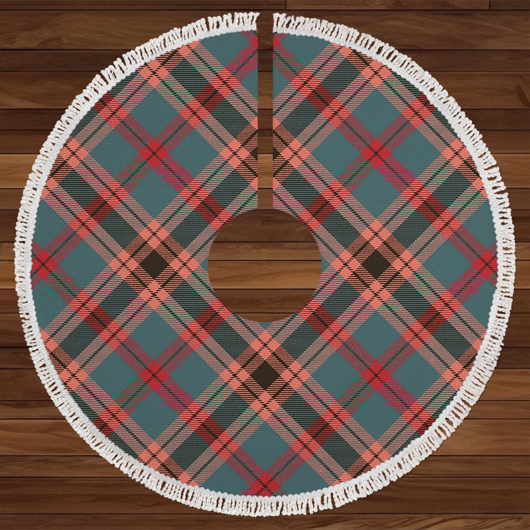 Logan 2 Weathered Tartan Christmas Tree Skirt