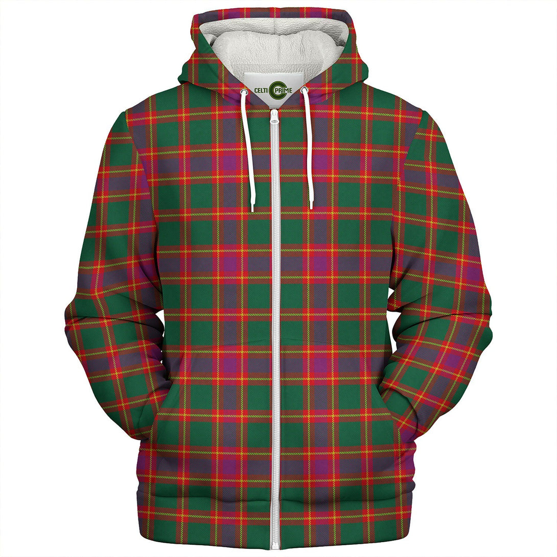 Logan 7 Modern Tartan Sherpa Hoodie