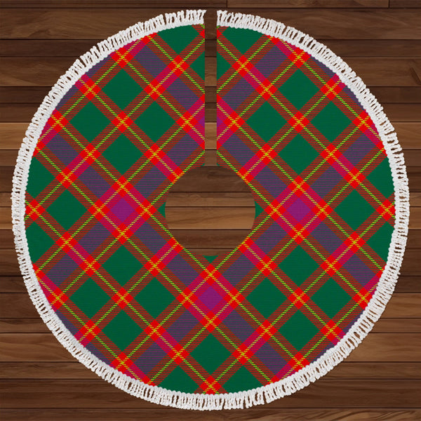 Logan 7 Modern Tartan Christmas Tree Skirt