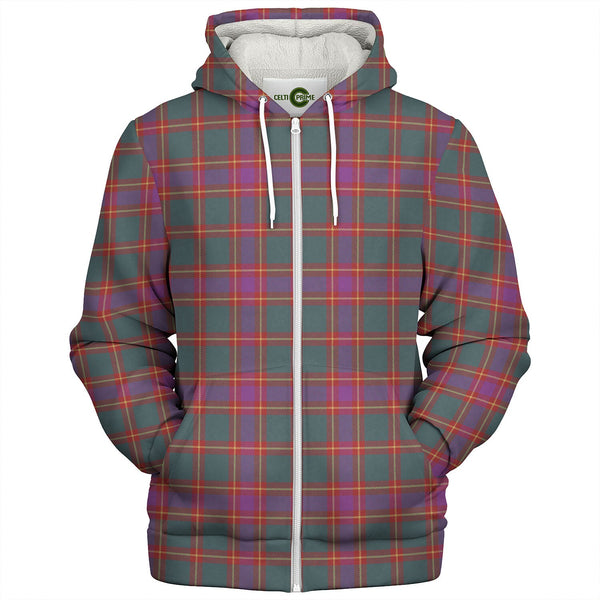 Logan 7 Weathered Tartan Sherpa Hoodie