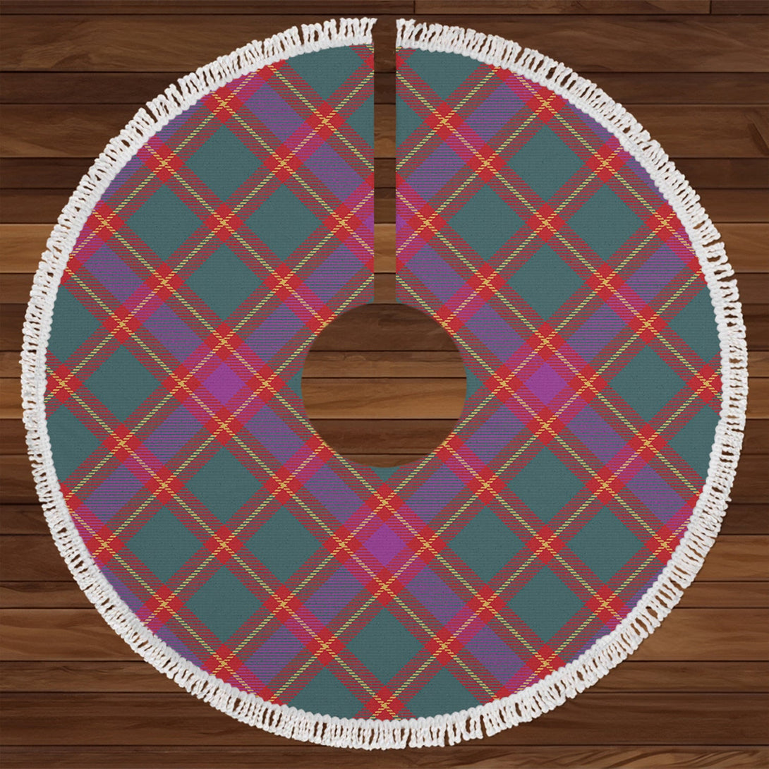 Logan 7 Weathered Tartan Christmas Tree Skirt