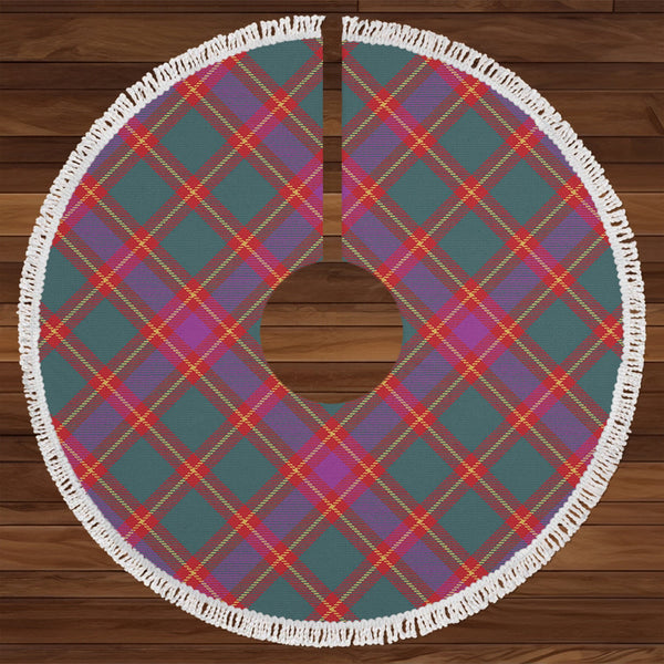 Logan 7 Weathered Tartan Christmas Tree Skirt