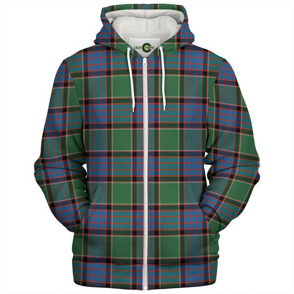 Logan (Clans Originaux) Ancient Tartan Sherpa Hoodie