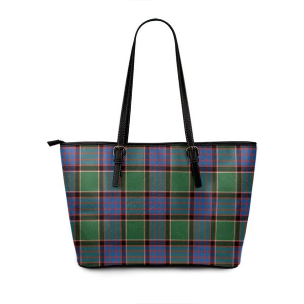 Logan (Clans Originaux) Ancient Tartan Leather Tote Bag