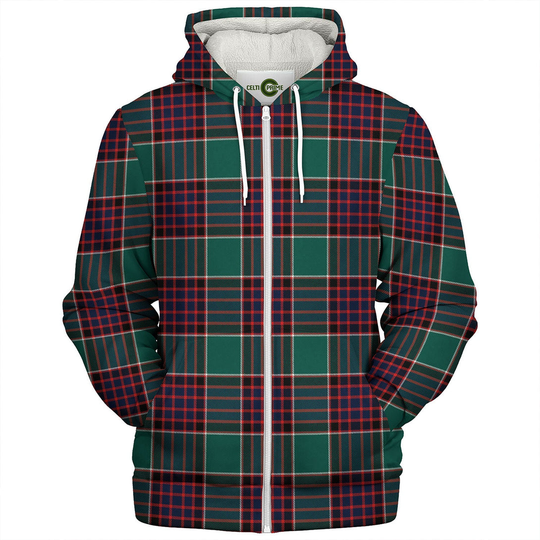 Logan (Clans Originaux) Modern Tartan Sherpa Hoodie