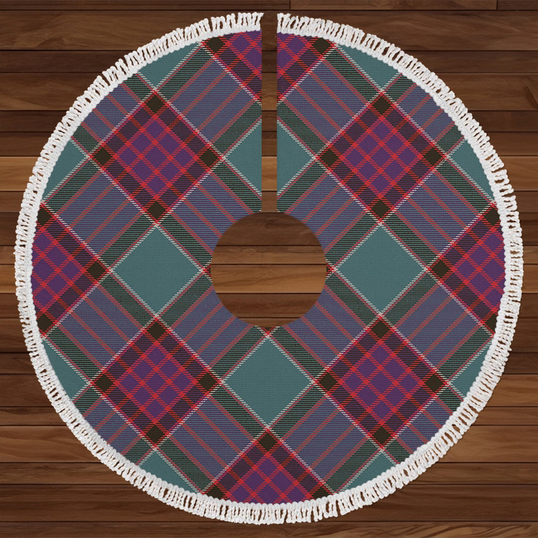 Logan (Clans Originaux) Weathered Tartan Christmas Tree Skirt