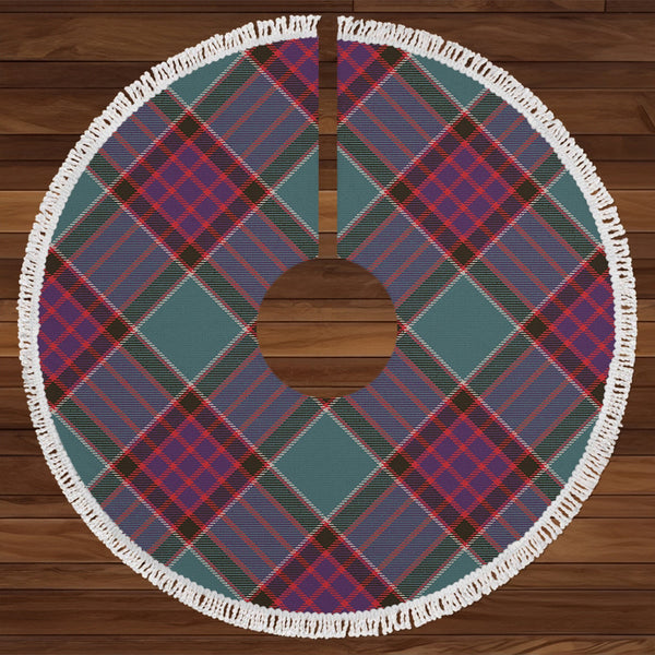 Logan (Clans Originaux) Weathered Tartan Christmas Tree Skirt