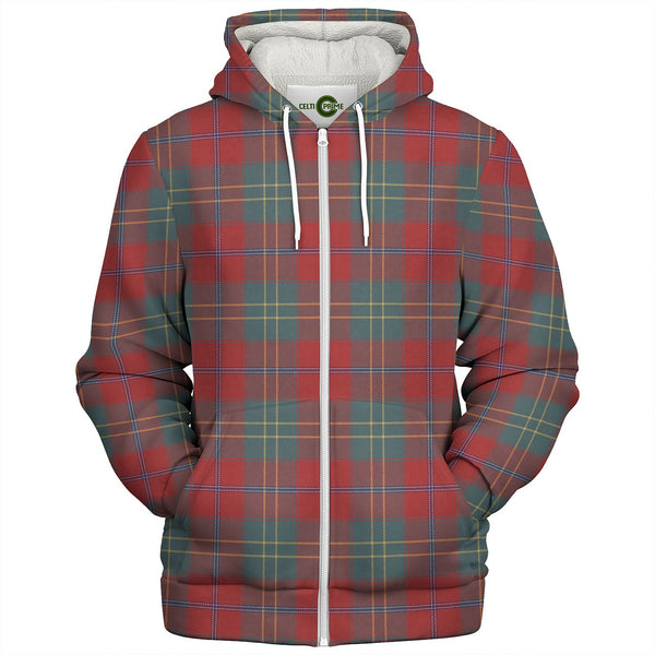 Longmore Weathered Tartan Sherpa Hoodie