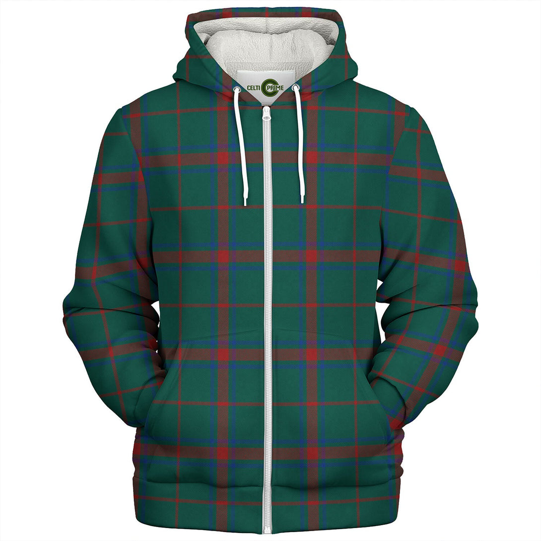 Loton Modern Tartan Sherpa Hoodie