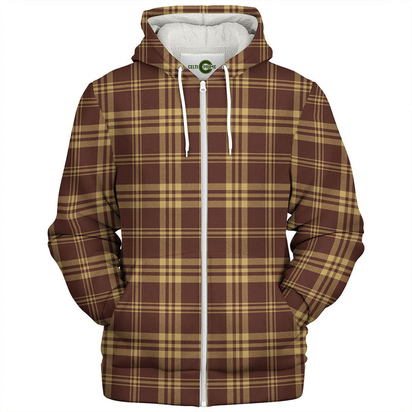 Loughheed Weathered Tartan Sherpa Hoodie