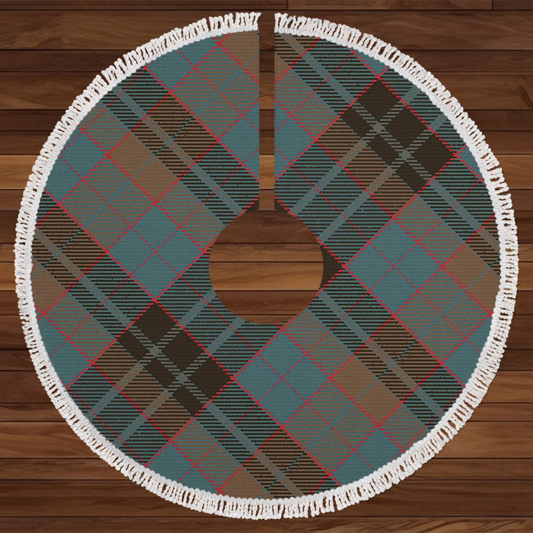 Lumsden Hunting (Lumsden Green) Weathered Tartan Christmas Tree Skirt