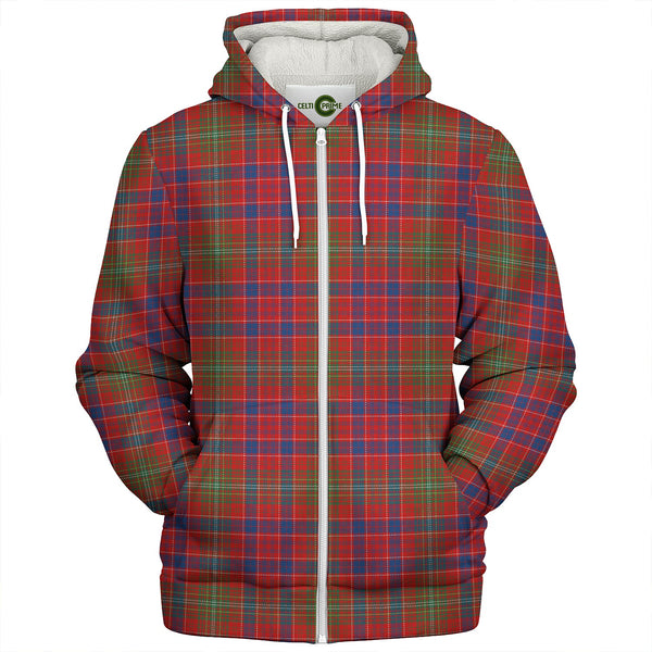 Lumsden Modern Clan Badge Tartan Sherpa Hoodie