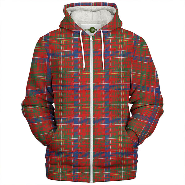 Lumsden Waistcoat Modern Clan Badge Tartan Sherpa Hoodie