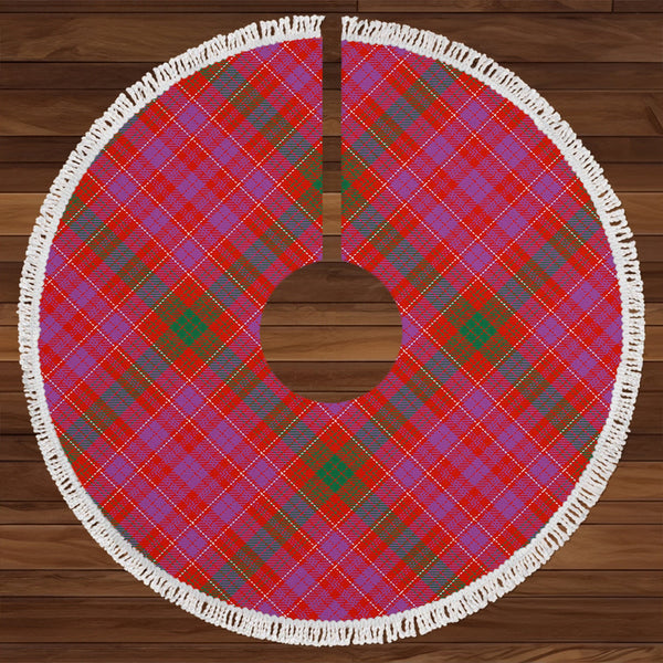 Lumsden of Clova Ancient Clan Badge Tartan Christmas Tree Skirt