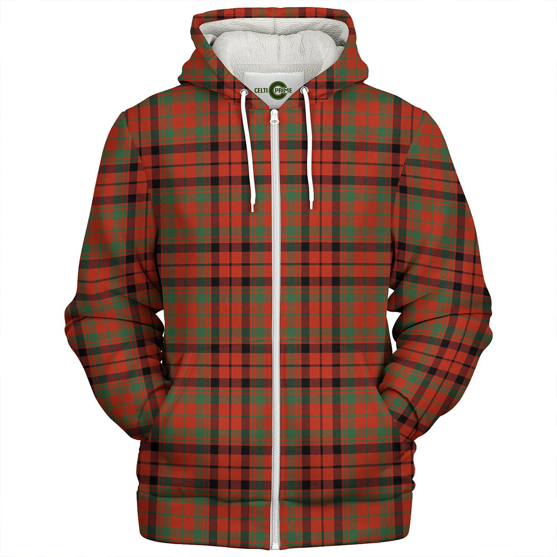 Lumsden of Kintore Ancient Clan Badge Tartan Sherpa Hoodie