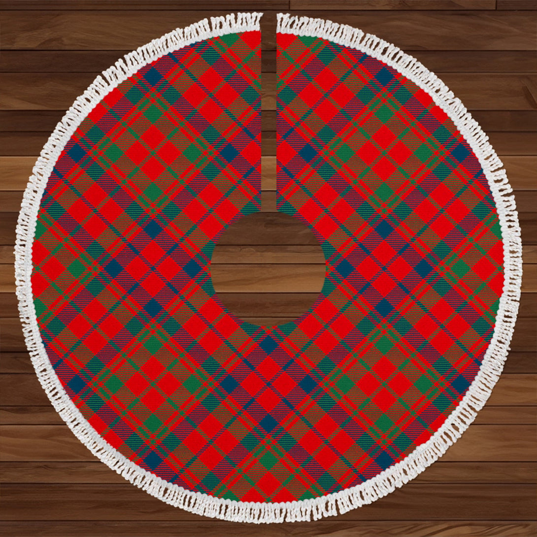 Lumsden of Kintore Modern Clan Badge Tartan Christmas Tree Skirt