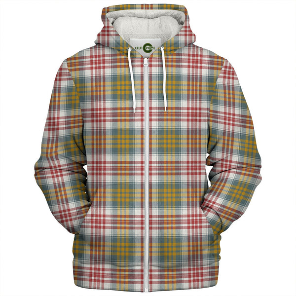 Lysaght Dress (MacLysaght Dress) Weathered Tartan Sherpa Hoodie