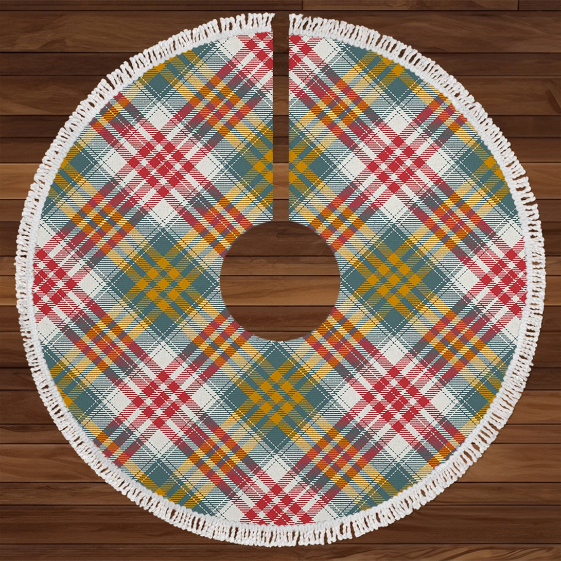 Lysaght Dress (MacLysaght Dress) Weathered Tartan Christmas Tree Skirt