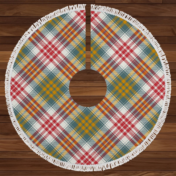 Lysaght Dress (MacLysaght Dress) Weathered Tartan Christmas Tree Skirt