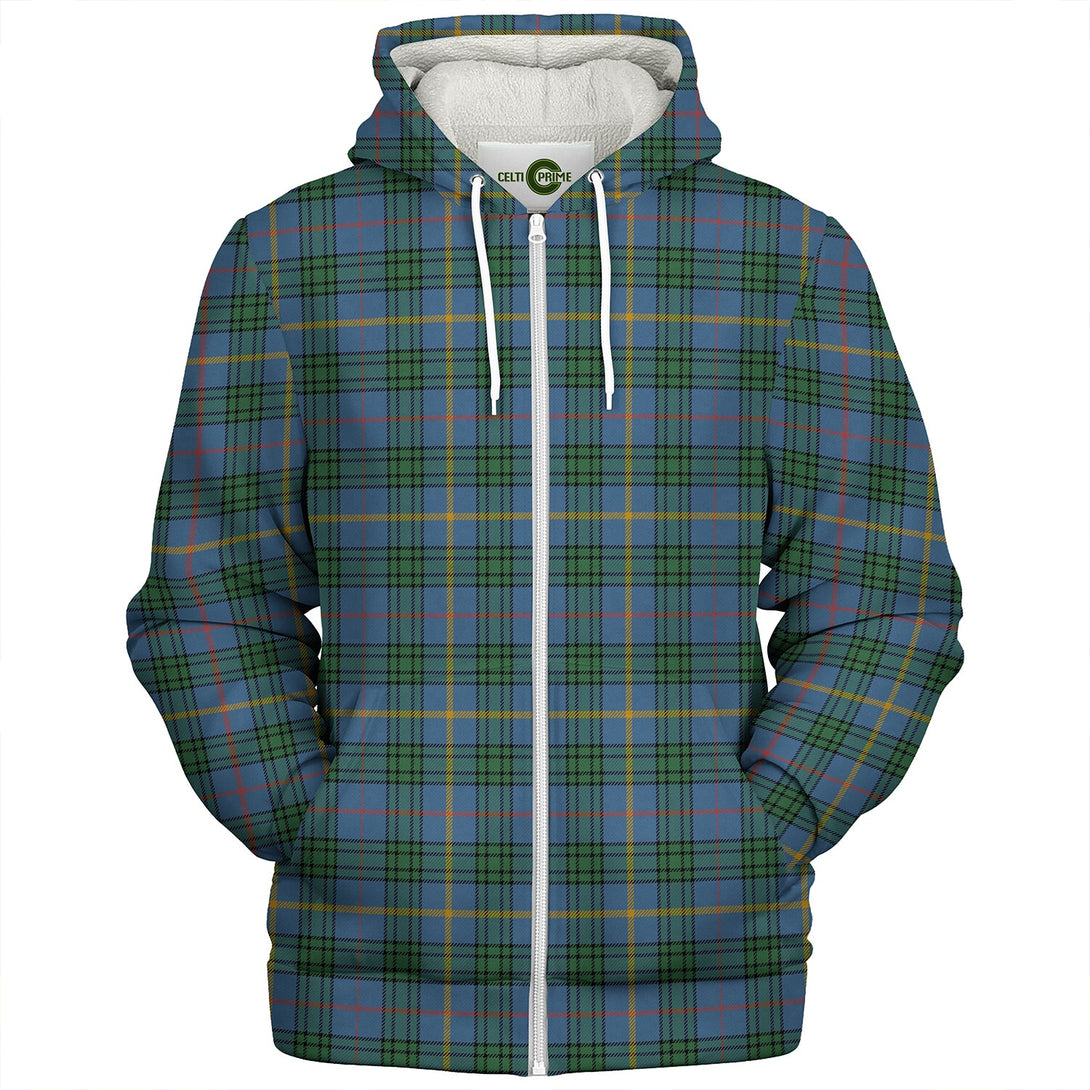 MacAinsh Ancient Clan Badge Tartan Sherpa Hoodie