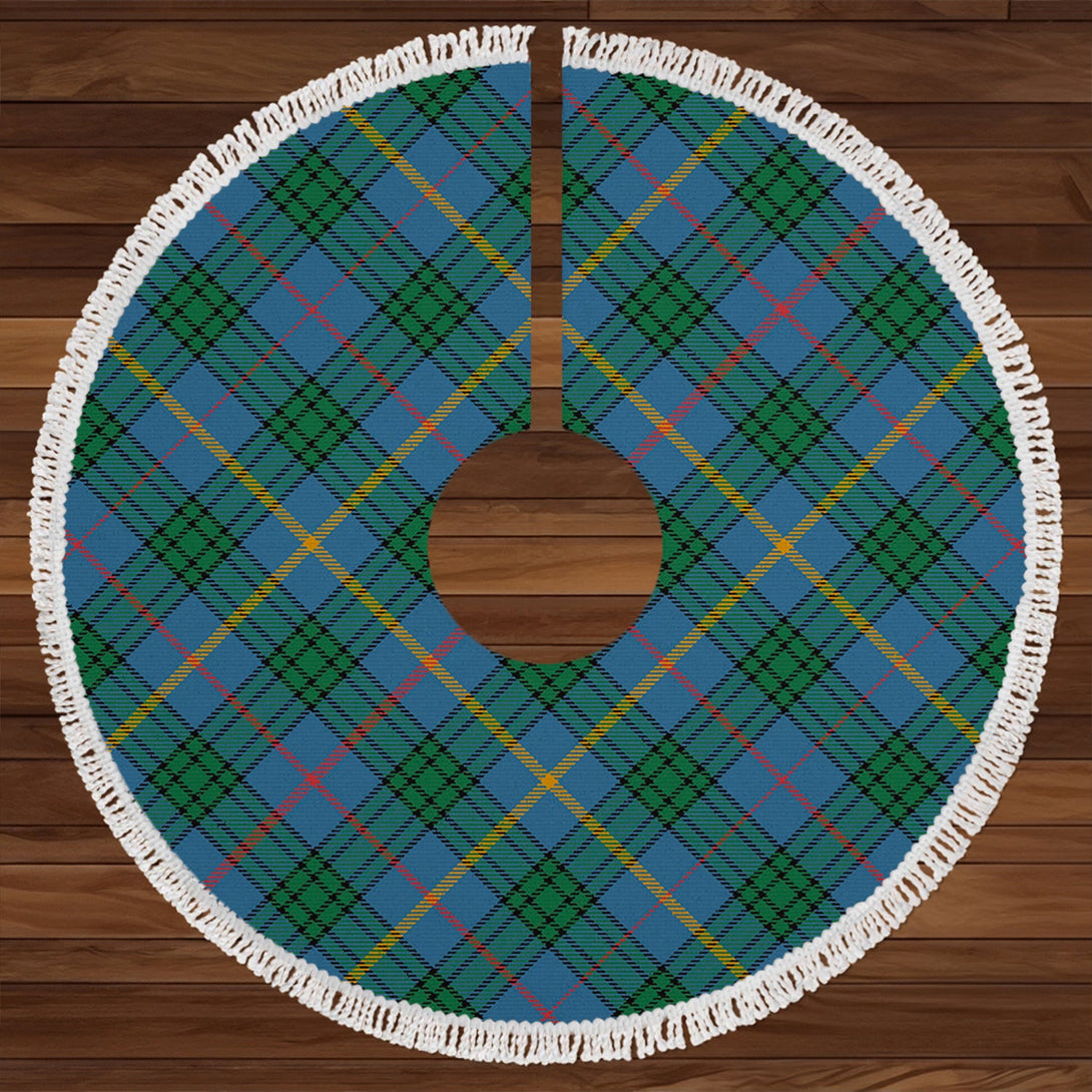 MacAinsh Ancient Clan Badge Tartan Christmas Tree Skirt