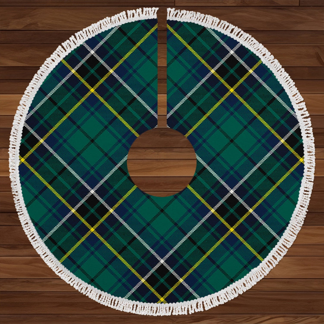 MacAlpine Modern Clan Badge Tartan Christmas Tree Skirt