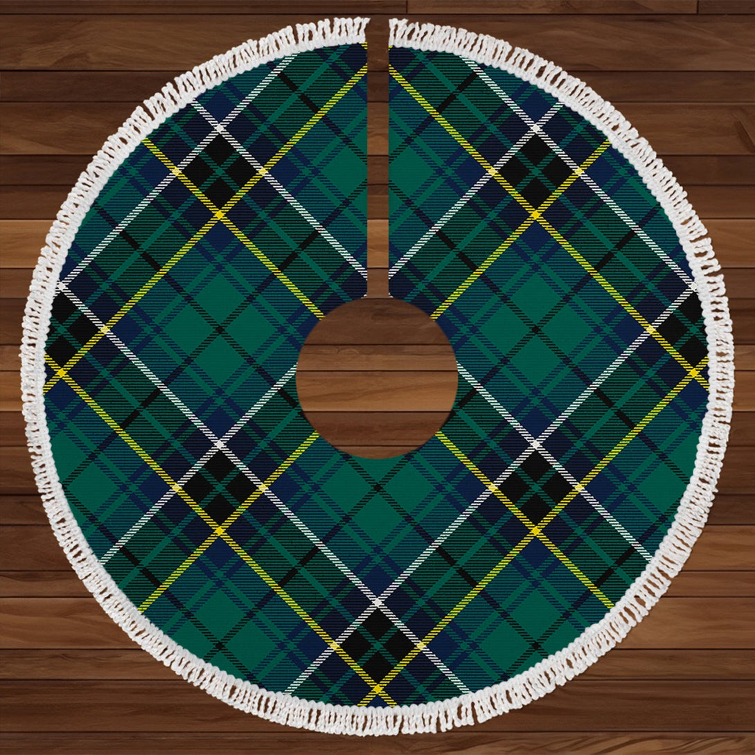 MacAlpine Modern Tartan Christmas Tree Skirt