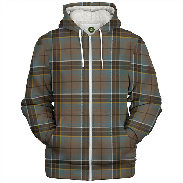 MacAlpine Weathered Tartan Sherpa Hoodie