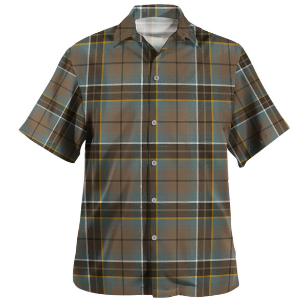 MacAlpine Weathered Clan Badge Tartan Hawaiian Shirt