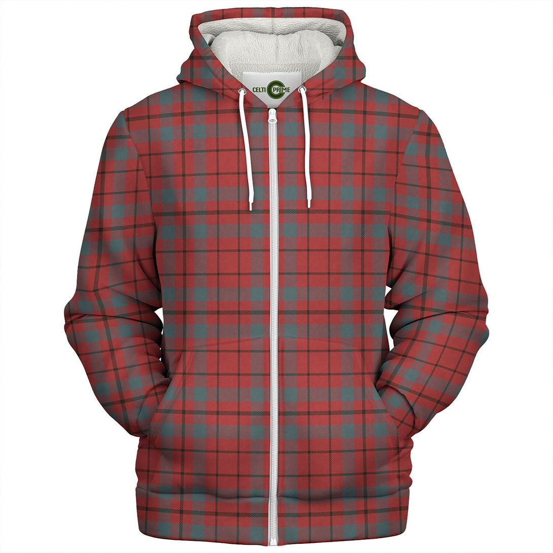 MacAn Hose Weathered Tartan Sherpa Hoodie