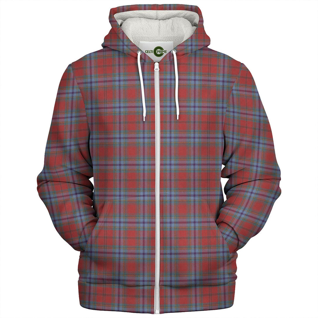 MacAn Weathered Tartan Sherpa Hoodie