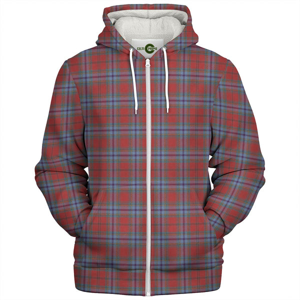 MacAn Weathered Tartan Sherpa Hoodie