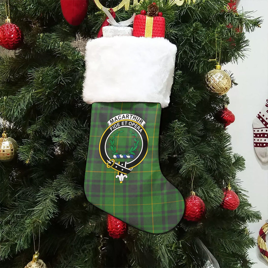 MacArthur Ancient Clan Badge Tartan Christmas Stocking