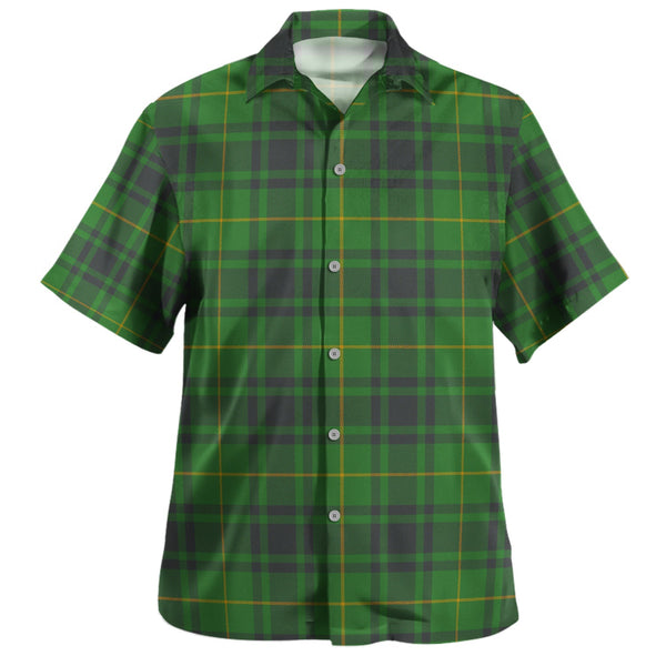 MacArthur Ancient Clan Badge Tartan Hawaiian Shirt