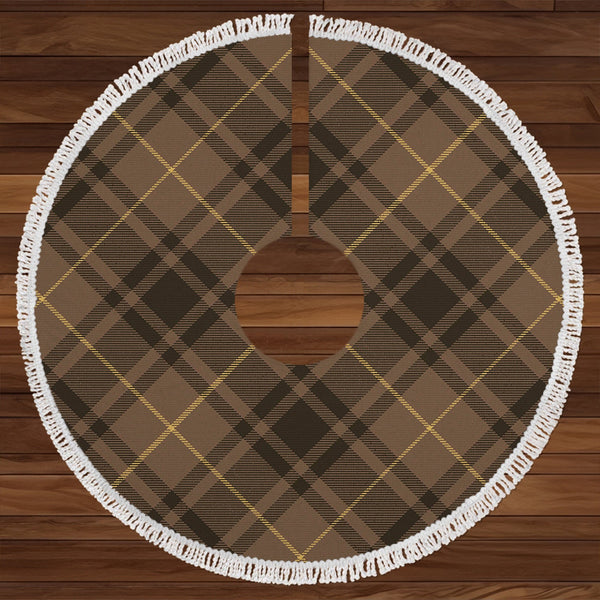 MacArthur Weathered Clan Badge Tartan Christmas Tree Skirt