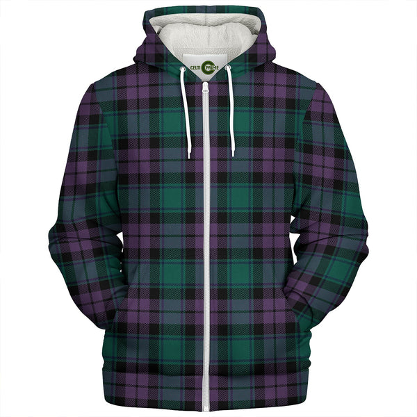 MacArthur of Milton Modern Clan Badge Tartan Sherpa Hoodie