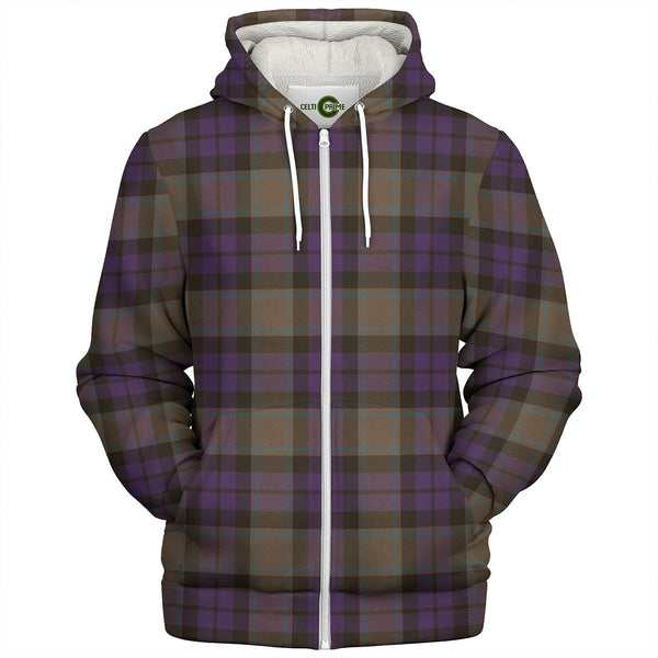 MacArthur of Milton Weathered Tartan Sherpa Hoodie