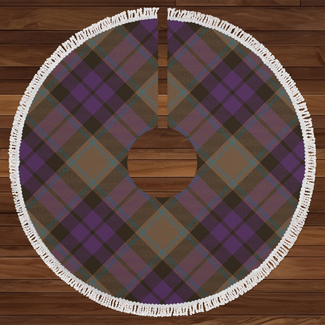 MacArthur of Milton Weathered Clan Badge Tartan Christmas Tree Skirt